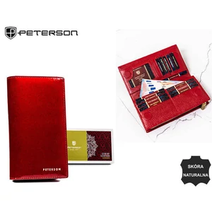 Női bőr pénztárca PTN 421431-SH RED