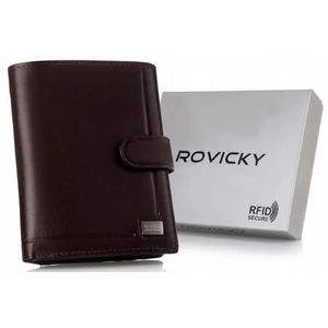 ROVICKY bőr RFID pénztárca PC-104L-BAR Barna