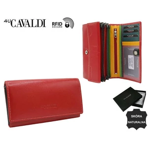 Bőr pénztárca RD-08-GC Red Multi2