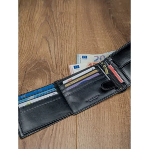 RFID bőr pénztárca ROVICKY N992L-RVT Fekete
