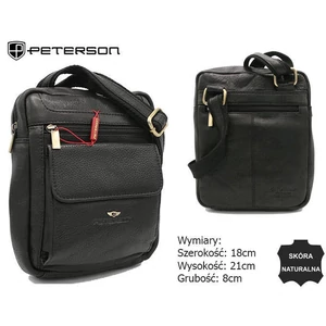 PETERSON bőrtáska PTN-PR-99-NDM