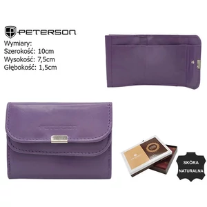 PETERSON PTN RD-GC02-MCL Lila RFID bőr pénztárca