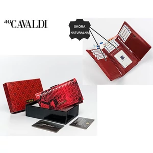 Női pénztárca bőr+PU PX23-DNH Red