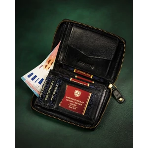 RFID bőrtárca PTN 340-P Fekete