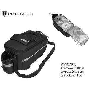 PETERSON PTN ML07-300D FEKETE poliészter kerékpár csomagtartó