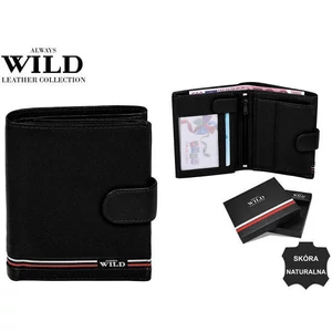 RFID bőr pénztárca ALWAYS WILD N4L-GV Fekete