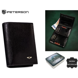 RFID bőrtárca PTN 348-P Fekete