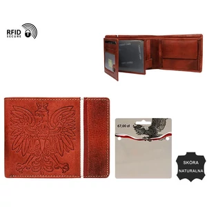 Férfi bőr pénztárca N992A-HP-BL Rust