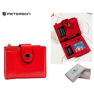 Női PU pénztárca PTN 012-JI Red