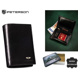 RFID bőrtárca PTN PTN PTN 324-P Fekete