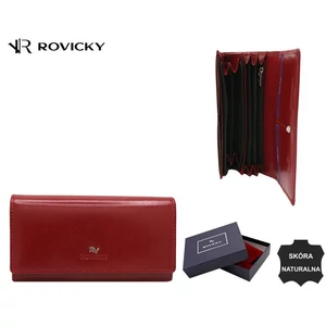 Női bőr pénztárca RV-1680144-BCA Piros