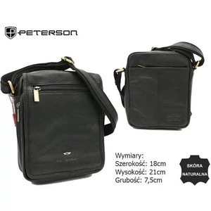 PETERSON bőrtáska PTN-IG-8-NDM