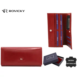Női bőr pénztárca RV-1680133-BCA Piros