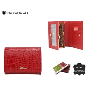 Női bőr pénztárca PTN CR-445 Piros