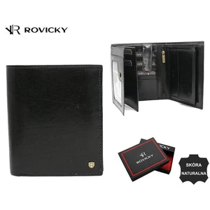 RFID bőrtárca ROVICKY 22316-VT-RVT Fekete