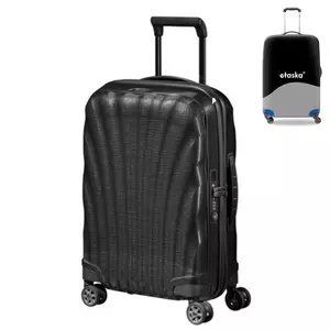 Samsonite C-Lite Spinner Kabinbőrönd 55 cm Bővíthető ajándék bőröndhuzattal