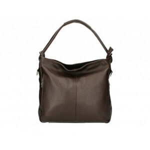 Valódi bőr női táska sötétbarna színben S7093 DarkBrown