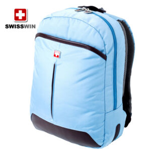 Swisswin laptoptartós hátizsák swc10010 kék AIR FLOW szellőző rendszerrel WIZZAIR méret