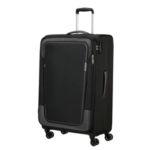 American Tourister Pulsonic Spinner Bőrönd 81cm AsphaltBlack