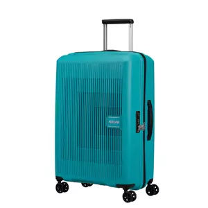 American Tourister Aerostep Spinner Bővíthető Bőrönd 67cm Turquoise 3 év garancia