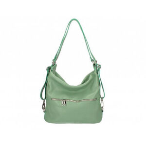 Valódi bőr női táska mentazöld színben S7151 GreenMint