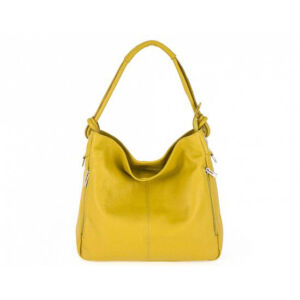Valódi bőr női táska sárga színben S7093 Yellow