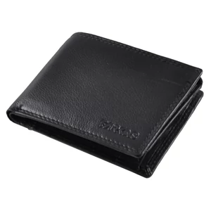 Nagy méretű Férfi bőr pénztárca fekete színben RFID védelemmel 301 Black