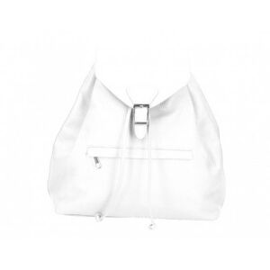 Valódi bőr női hátizsák fehér színben S7223 White