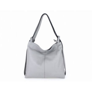 Valódi bőr női táska szürke színben S7077 Gray