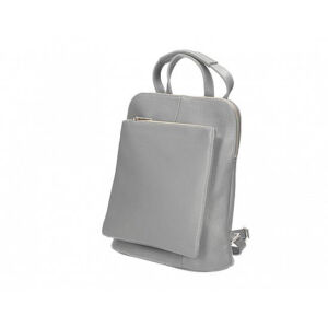 Valódi bőr női Ipad tartós hátizsák " S méret szürke színben S7139 Gray