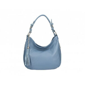 Valódi bőr női táska kék színben S7164 Cerulean