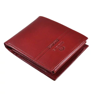 Emporio Valentini férfi bőr pénztárca piros színben 563261 Red