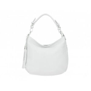 Valódi bőr női táska fehér színben S7164 White