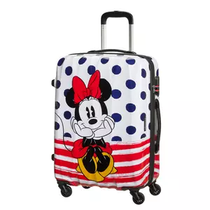 American Tourister Disney Legends Minnie BlueDots Spinner bőrönd 65 cm-es