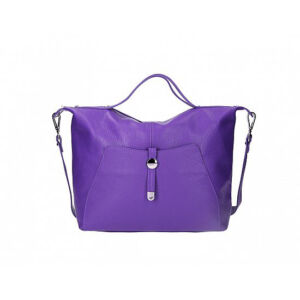 Valódi bőr női táska lila színben M9078 Purple