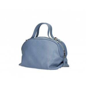 Valódi bőr női táska kék színben M9029 Cerulean