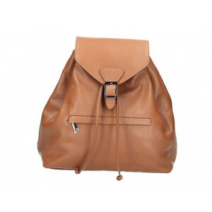 Valódi bőr női hátizsák konyak színben S7223 Cognac