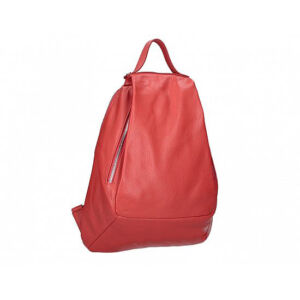 Valódi bőr női hátizsák piros színben S7210 Red
