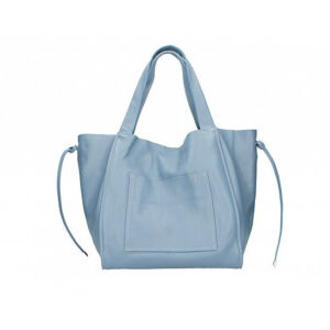 Valódi bőr női táska kék színben S7177 Cerulean