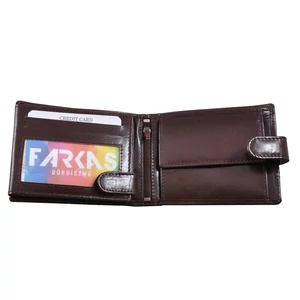 Férfi bőr pénztárca fekete színben 95460 Black