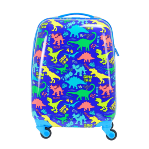 Gurulós Gyermek Bőrönd Dino Mintával 140341 Dino