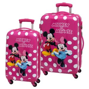 DI-20715 Disney Minnie & Mickey Lunares 4-kerekes gyermekbőrönd