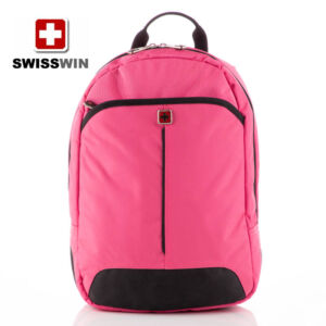 Swisswin laptoptartós hátizsák swc10010 pink AIR FLOW szellőző rendszerrel WIZZAIR méret