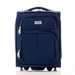 Kis méretű kabinbőrönd kék színben Méret: 40 cm × 30 cm × 20 cm