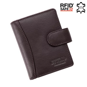 GIULIO COLLECTION valódi bőr kártyatartó RFID rendszerrel