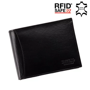 GIULIO valódi bőr férfi pénztárca díszdobozban RFID rendszerrel ( 8 kártyatartó )+