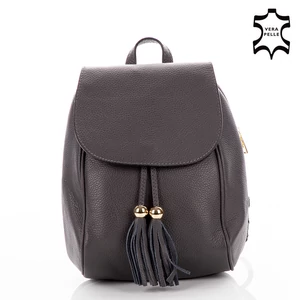 Valódi bőr női hátizsák S1288 2 Grey