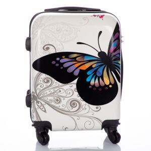 Pillangós bőrönd kabin méret levehető kerékkel