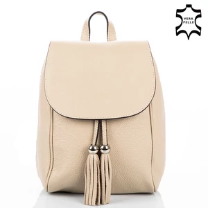 Valódi bőr női hátizsák S1288-2 Beige
