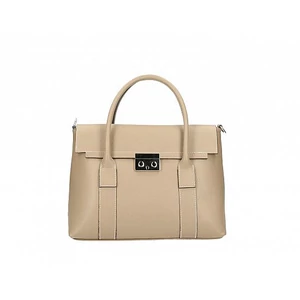 Valódi bőr női táska M9054 Taupe
